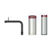 Quooker Front kokendwaterkraan - Combi+ incl. Cube reservoir - Warm / kokend / bruisend / gefilterd water - Zwart mat SW804572