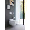 Duravit Karree closetrolhouder met klep chroom SW55120