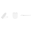 Wiesbaden Shade slim toiletzitting softclose en quick release mat wit SW373855