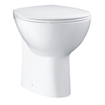 GROHE Bau closetzitting met deksel met softclose met quick release wit SW197126