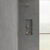 Villeroy & Boch Universal Showers hoofddouche - 25cm - Rond - Matt Brushed Nickel (RVS) SW974352