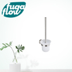 FugaFlow Eccelente Acces Toiletborstelhouder - rond - Geborsteld RVS PVD SW1123221