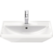 Duravit D-Neo wastafel 60x44x16.5cm 1 kraangat rechthoek Keramiek Wit OUTLETSTORE STORE31133