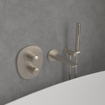 Villeroy & Boch Antao Inbouwthermostaat met tweeweg stopkraan - Matt Brushed Nickel (RVS) SW974256