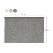 Sealskin Reverse Badmat Katoen 60x90 cm Grijs SW28473
