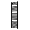 Plieger Palmyra designradiator horizontaal middenaansluiting 1775x500mm 868W mat zwart SW224591