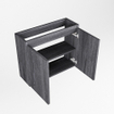 MONDIAZ TURE toiletmeubel met 2 deuren kleur Antracite 60cm breed SW917755