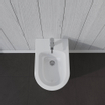 Duravit ME by Starck wandbidet 37x57cm met kraangat met overloop en wondergliss wit 0300941