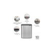Brabantia Bo Touch Bin Afvalemmer - 60 liter - kunststof binnenemmer - matt steel fingerprint proof SW1117295