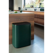 Brabantia Bo Touch Bin Afvalemmer - 60 liter - kunststof binnenemmer - pine green SW1117294