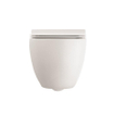 Crosswater Glide II Wandtoilet - 37x46x32.5cm - spoelrandloos - zonder zitting - wit mat SW765679