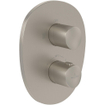Villeroy & Boch Antao Inbouwthermostaat met stopkraan - Matt Brushed Nickel (RVS) SW974268