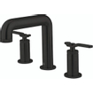 Crosswater Union Wastafelkraan - opbouw - hendel - 3-gats - mat zwart SW968274