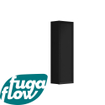 FugaFlow Eccelente Arredo Hoge Kast - 120x34.5x34.5cm - 1 deur - mat zwart - MDF SW1123264