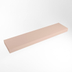 Mondiaz TOP 46 Vrijhangend Topblad - 200x46x12cm - geschikt voor waskom - Solid surface - Rosee SW1021476