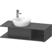 Duravit D-Neo wastafelonderkast 100x26x48cm Grafiet Mat SW641201