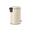 Brabantia NewIcon Pedaalemmer - 12 liter - kunststof binnenemmer - soft beige SW767516