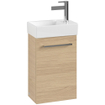 Villeroy & Boch Avento wastafelonderbouwkast 1 deur 34x51.4x20.2cm links nordic oak SW448534