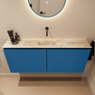 MONDIAZ TURE-DLUX 120cm toiletmeubel Jeans. EDEN wastafel Frappe positie midden. Zonder kraangat. SW1102831