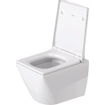 Duravit Viu WC-zitting 43.3x37.1x4.38cm compact met softclose met quickrelease Kunststof wit Glanzend SW297113
