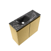 MONDIAZ TURE-DLUX 60cm toiletmeubel Oro. EDEN wastafel Lava positie links. Zonder kraangat. SW1103959