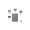 Brabantia Bo Touch Bin Afvalemmer - 60 liter - kunststof binnenemmer - mineral concrete grey SW1117296