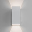 Astro Oslo 160 wandlamp LED 2x3W 3000K wit 7x10x36cm IP65 aluminium A SW75663