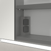 Villeroy & Boch My view spiegelkast 130x75cm 3 deuren 2 contactdoos LED SW641566