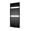 Plieger Florian Nxt M designradiator dubbel horizontaal met middenaansluiting 1406x600mm 1153W zwart 7255250