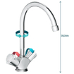 GROHE Costa L Keukenkraan - hoog - chroom 0440174