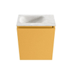 MONDIAZ TURE-DLUX 40cm toiletmeubel Ocher. EDEN wastafel Ostra positie links. Zonder kraangat. SW1104922