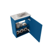 MONDIAZ TURE-DLUX 40cm toiletmeubel Jeans. EDEN wastafel Glace positie rechts. Zonder kraangat. SW1103308