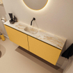 MONDIAZ TURE-DLUX 120cm toiletmeubel Ocher. EDEN wastafel Frappe positie midden. Zonder kraangat. SW1102913