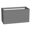INK wastafelonderkast 100x52x45cm 2 lades greeploos gelakt SW21249