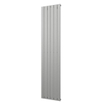 Plieger Cavallino Retto designradiator verticaal enkel middenaansluiting 2000x450mm 999W parelgrijs (pearl grey) 7255310