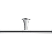 Duravit Starck T Toiletrolhouder - dubbel - zonder klep - chroom SW297077