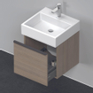 Duravit D-Neo wastafelonderkast 48.4x44x44.2cm 1 lade Eiken (terra) Mat SW641160