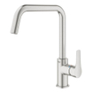 GROHE Eurosmart Keukenkraan - hoog - draaibare uitloop - rvs look SW536420