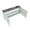 MONDIAZ TURE-DLUX 120cm toiletmeubel Greey. EDEN wastafel Lava positie rechts. Zonder kraangat. SW1103871