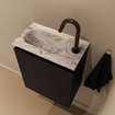 MONDIAZ TURE-DLUX 40cm toiletmeubel Urban. EDEN wastafel Glace positie links. Met 1 kraangat. SW1103171