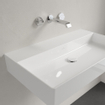 Villeroy & Boch Memento 2.0 wastafel onderzijde geslepen 80x47cm zonder overloop zonder kraangat ceramic+ wit SW336027