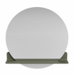 Mondiaz SPOT Badkamerspiegel - rond 80cm - spiegelplanchet - kleur Army SW1235487