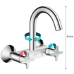 Hansgrohe Logis classic wand keukenkraan met hoge uitloop chroom GA49493