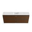 MONDIAZ TURE-DLUX Toiletmeubel - 120cm - Rust - EDEN - wastafel Opalo - positie midden - 1 kraangat SW1126205