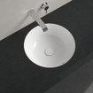 Villeroy & Boch Architectura onderbouwwastafel 45x45x17.5cm Rond met overloopgat Wit Alpin glans Ceramic SW762358