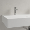 Villeroy & Boch Memento 2.0 wastafel onderzijde geslepen 100x47cm zonder overloop 2 kraangaten ceramic+ wit SW358449