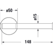 Duravit Closetrolhouder SW297070