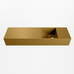 Mondiaz TYNE Fontein - 80x23x12cm - wasbak Rechts - zonder kraangaten - solid surface - Oro SW1026137