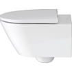 Duravit D-Neo wandtoilet zonder zitting 37x54x40cm Wit Hoogglans SW640491