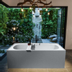 MONDIAZ FREEZE Vrijstaand bad - 180x85cm - kleur Plata / Plata SW1015097